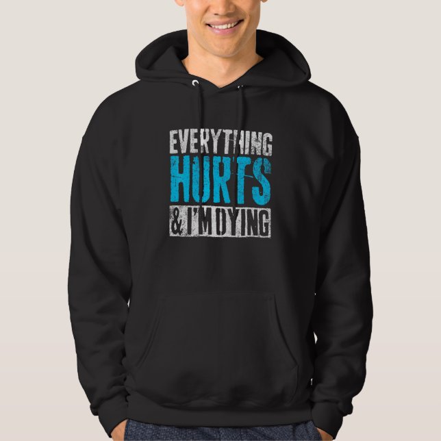 Löpning Träning Fitness 1 Hoodie (Framsida)