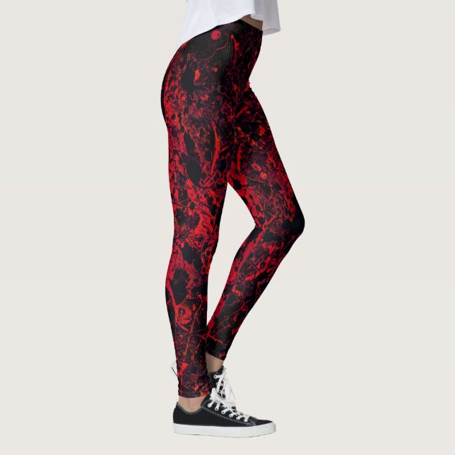 Löpnummer 1 Abstrakt Leggings (Höger)