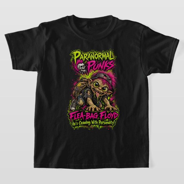 Loppis-Floyd — Paranormala Punks T Shirt (Laydown)