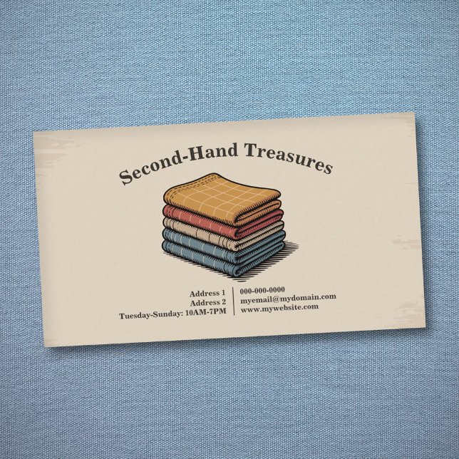 Loppis Visitkort (Thrift Store Business Card)