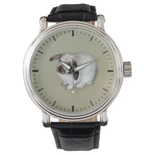 Loppjordad bunny armbandsur