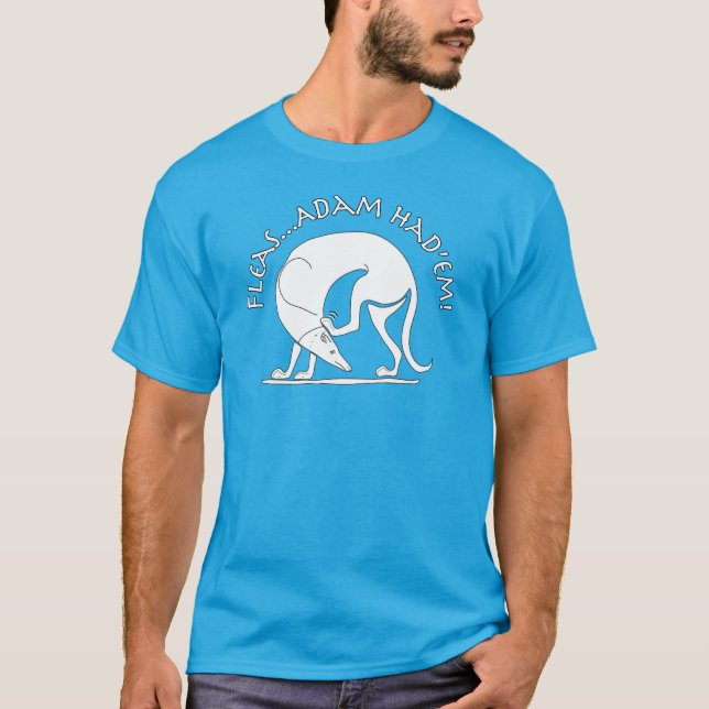 Loppor… Adam hade dem! T-shirt (Framsida)