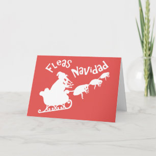 Loppor Navidad Helgkort