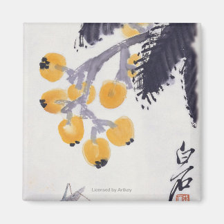 Loquats och Grashopper Magnet