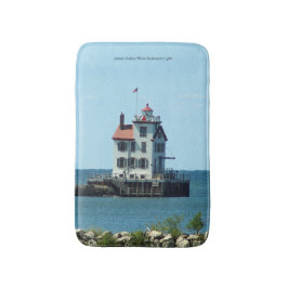 Lorain Harbor Väster Breakwater Light bathmat Badrumsmatta