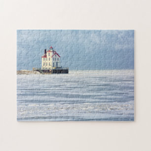 Lorain Lighthouse i Winter Pussel