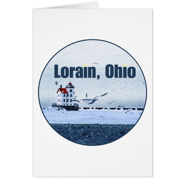 Lorain, Ohio Hälsningskort (Framsidan)