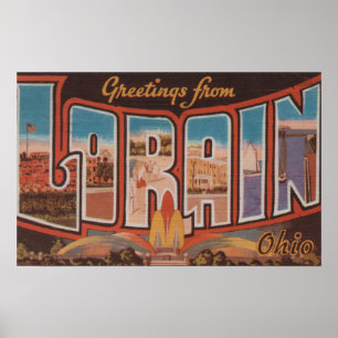 Lorain, OhioLarge Brev ScenesLorain, OH Poster