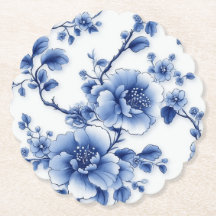 loral Bloom Napkins - Blue Blommar Edition