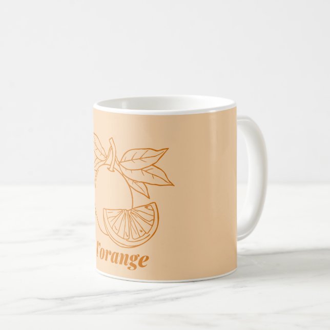 L'orange Kaffemugg (Framsida höger)