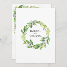 L'orangerie bröllopsinbjudan