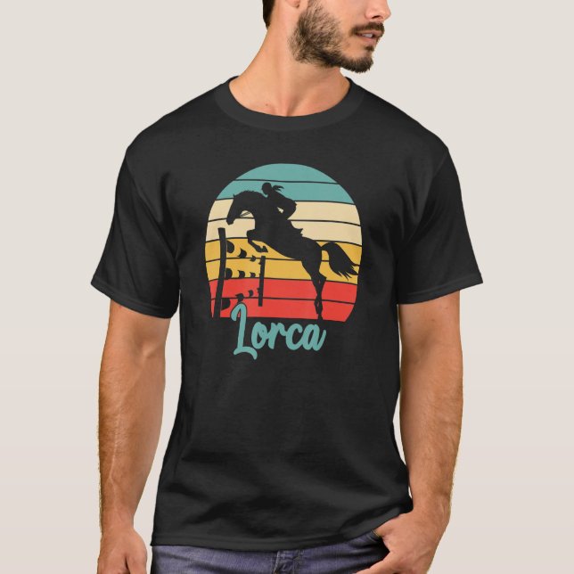 Lorca Namn Gift - Equestrian Shirt Lorca Horse Gir T (Framsida)