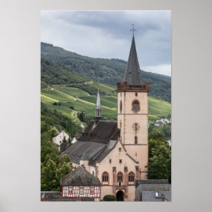 Lorch am Rhein, Tyskland Poster