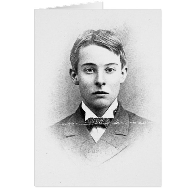 Lord Alfred Douglas Hälsningskort (Framsidan)