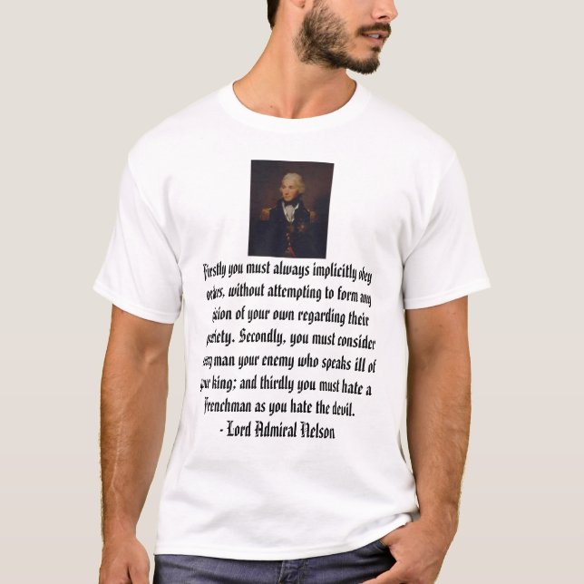 Lord Amiral Nelson T-shirt (Framsida)