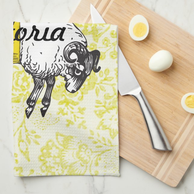 LORD är min herde Psalm 23 Kökshandduk (Vikt i Fjärdedel)