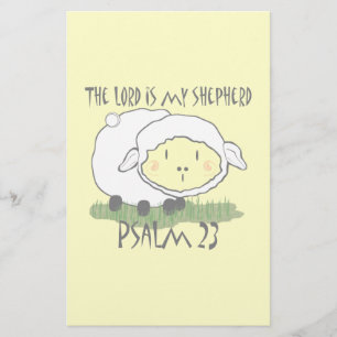 LORD är min herde Psalm 23 Spädbarn t-shirt- U