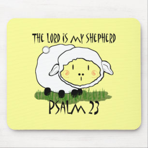 LORD är min herde Psalm 23 Spädbarn t-shirt- U Musmatta