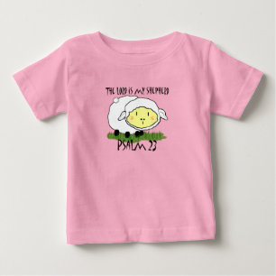 LORD är min herde Psalm 23 Spädbarn t-shirt- U Tröja