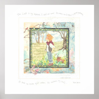 LORD är min herdepojke. Poster