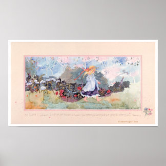 LORD är min shepherd-Shepherd Girl Poster