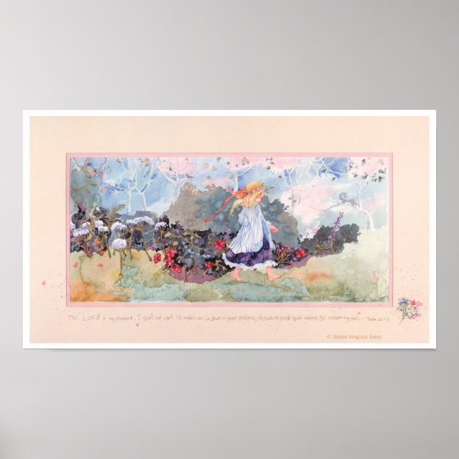 LORD är min shepherd-Shepherd Girl Poster (Framsidan)