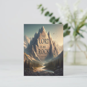 LORD ÄR MY STEN PSALM 18:2 VYKORT