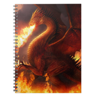 Lord av drakarna anteckningsbok med spiral