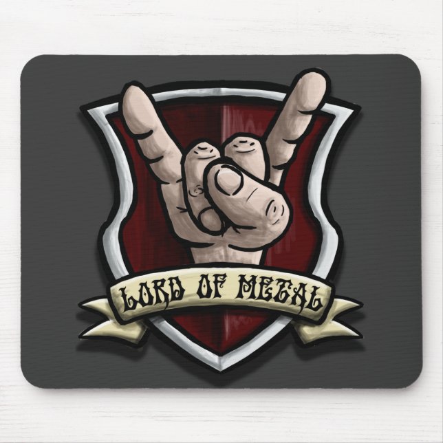 Lord av metall Mousepad Musmatta (Framsidan)