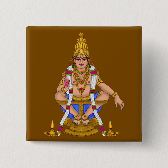 Lord Ayyappan-knapp Knapp (Framsida)