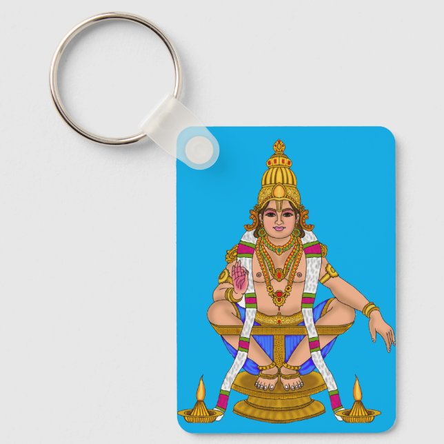 Lord Ayyappan-nyckelring Nyckelring (Framsida)