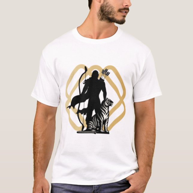 Lord Ayyappan T Shirt (Framsida)