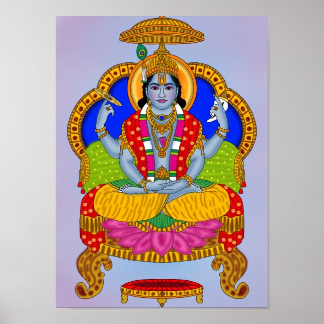 Lord Badrinath Affisch (Framsidan)