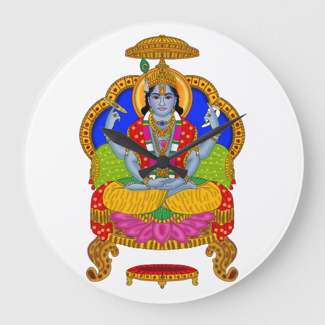 Lord Badrinath Clock Stor Klocka (Framsida)