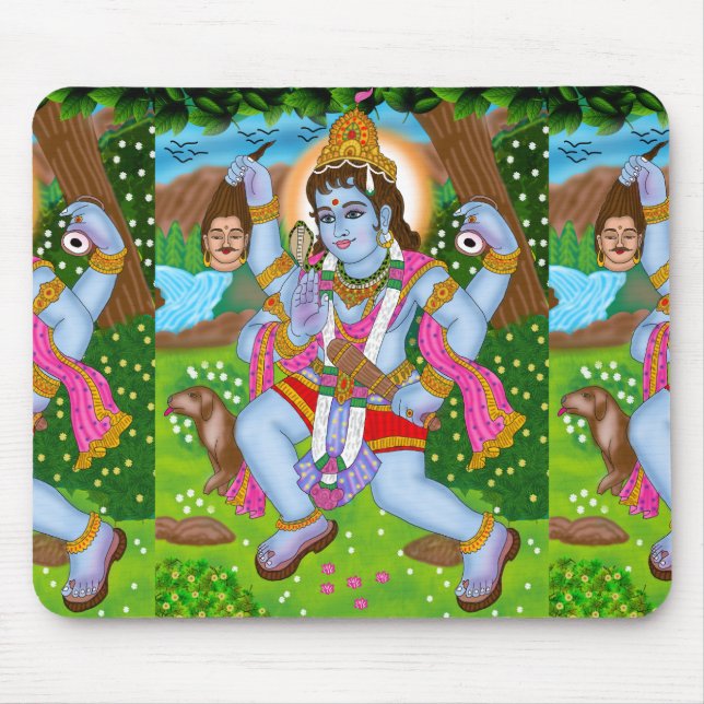 Lord Bairava Mouse Pad Musmatta (Framsidan)