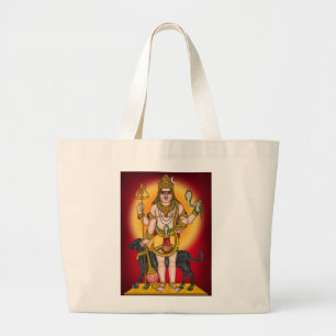 Lord Bhairava Canvas Väskor