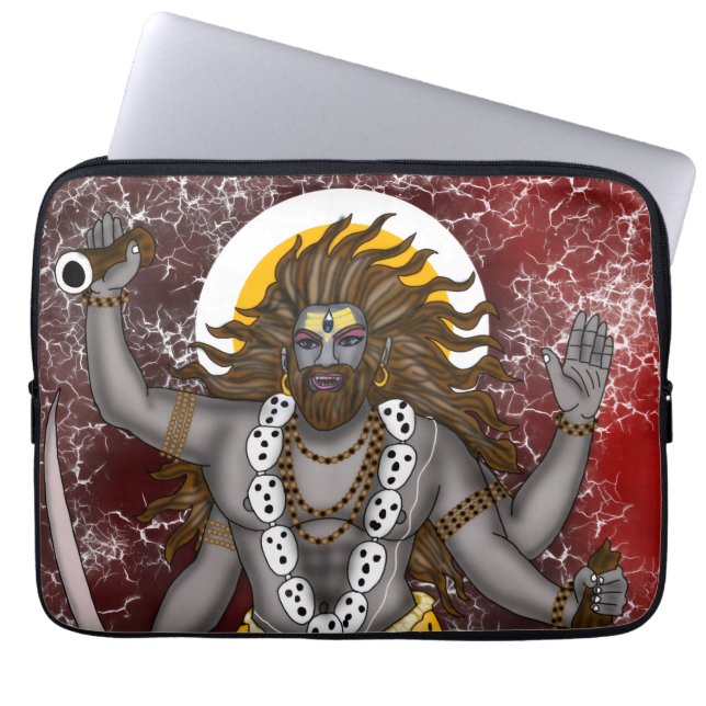 Lord Bhairava  Laptop Fodral (Framsidan)