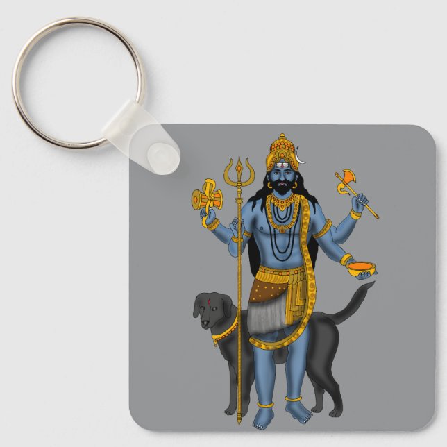 Lord Bhairava Nyckelring (Framsida)