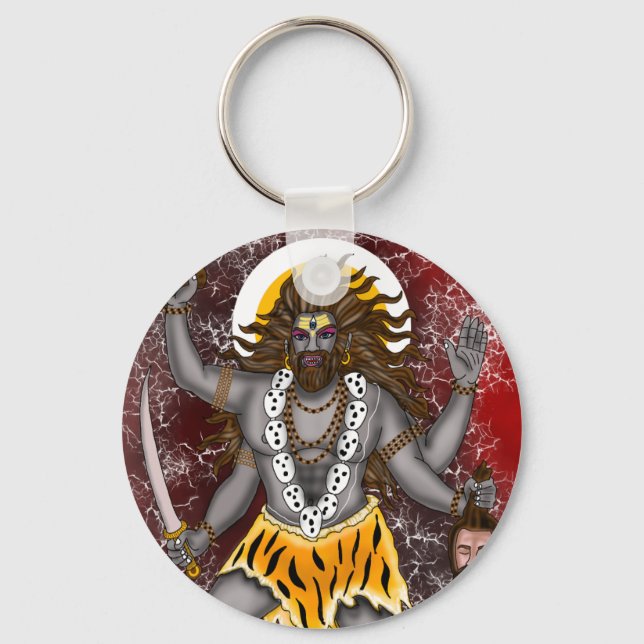 Lord Bhairava-nyckelring Nyckelring (Framsida)