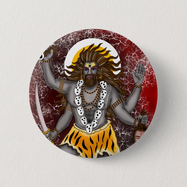 Lord Bhairava Totebag Knapp (Framsida)