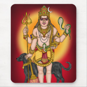 Lord Bhairava Vägg  Musmatta