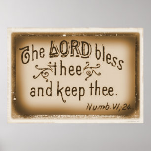Lord Blees Thee och Behålla Thee Poster