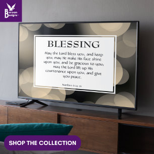 LORD BLESS DIG Numbers 6v24-26 Christian Poster