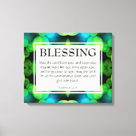 LORD BLESS DIG | Nummer 6:24-26 BLESSING Canvastryck