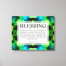 LORD BLESS DIG | Nummer 6:24-26 BLESSING Canvastryck