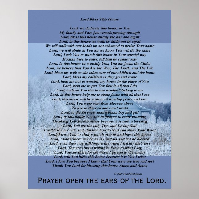 Lord Bless this house 16X20 poster (Framsidan)