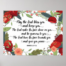 Lord Bless you and Behålla You Art Print