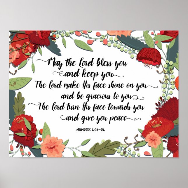 Lord Bless you and Behålla You Art Print Poster (Framsidan)