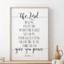 Lord Bless You and Behålla You, nummer 6:24-26