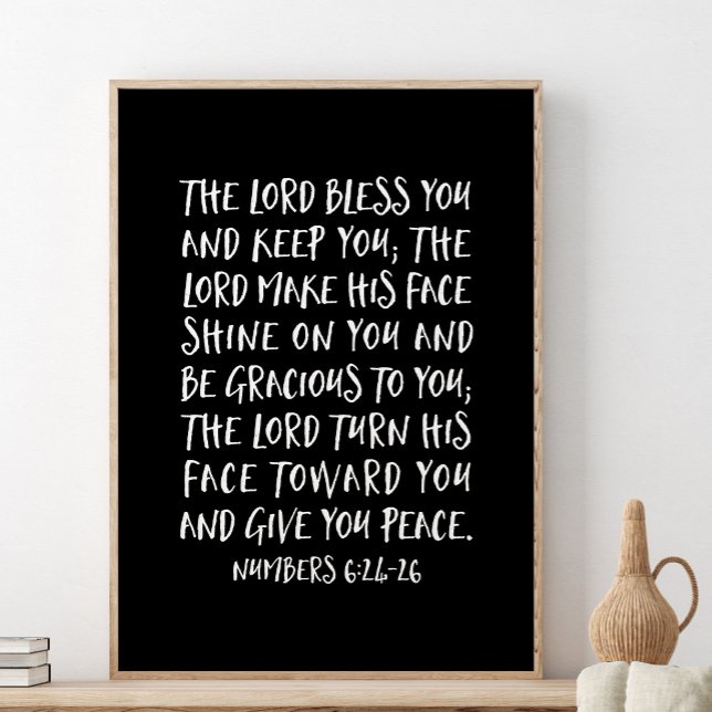 Lord Bless You and Behålla You, nummer 6:24-26 Poster (Skapare uppladdad)